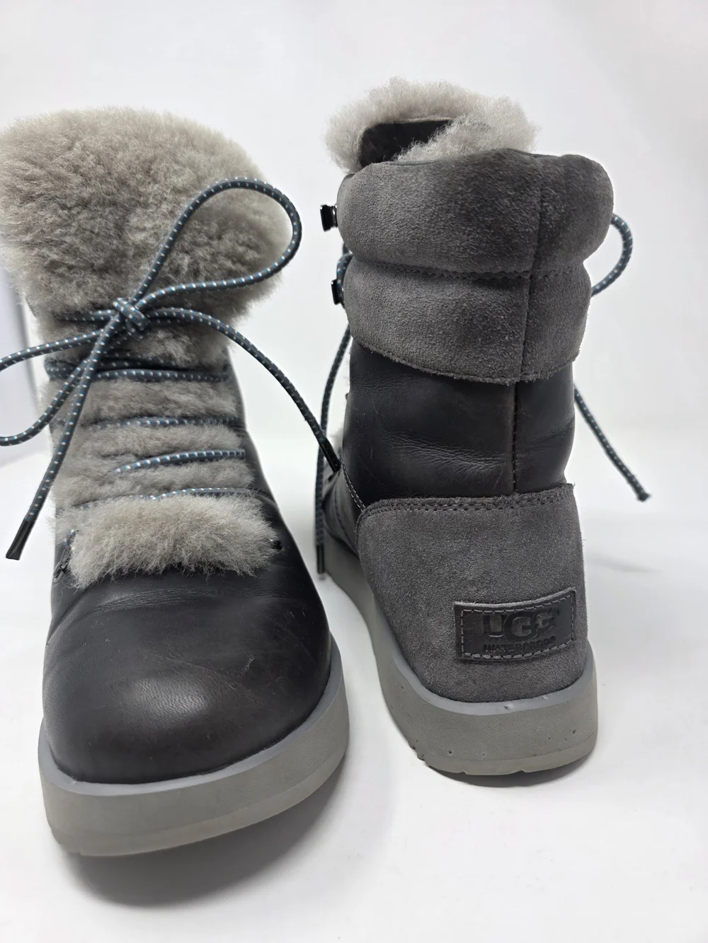 UGG Viki Waterproof Boots Gray Womens 8.5